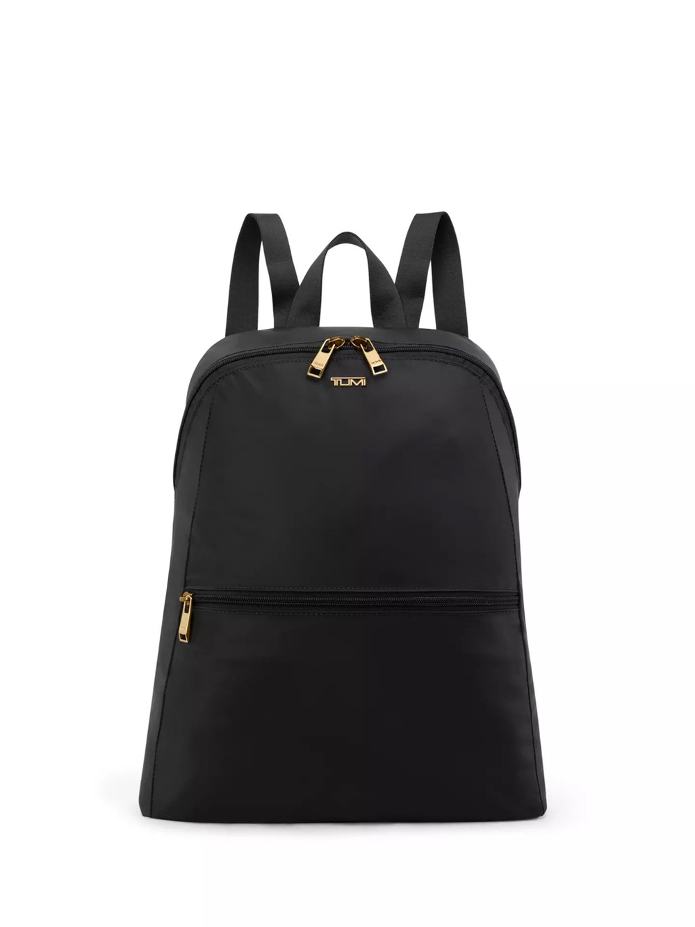Tumi Black Nylon Backpack with Gold Hardware (Never Used)